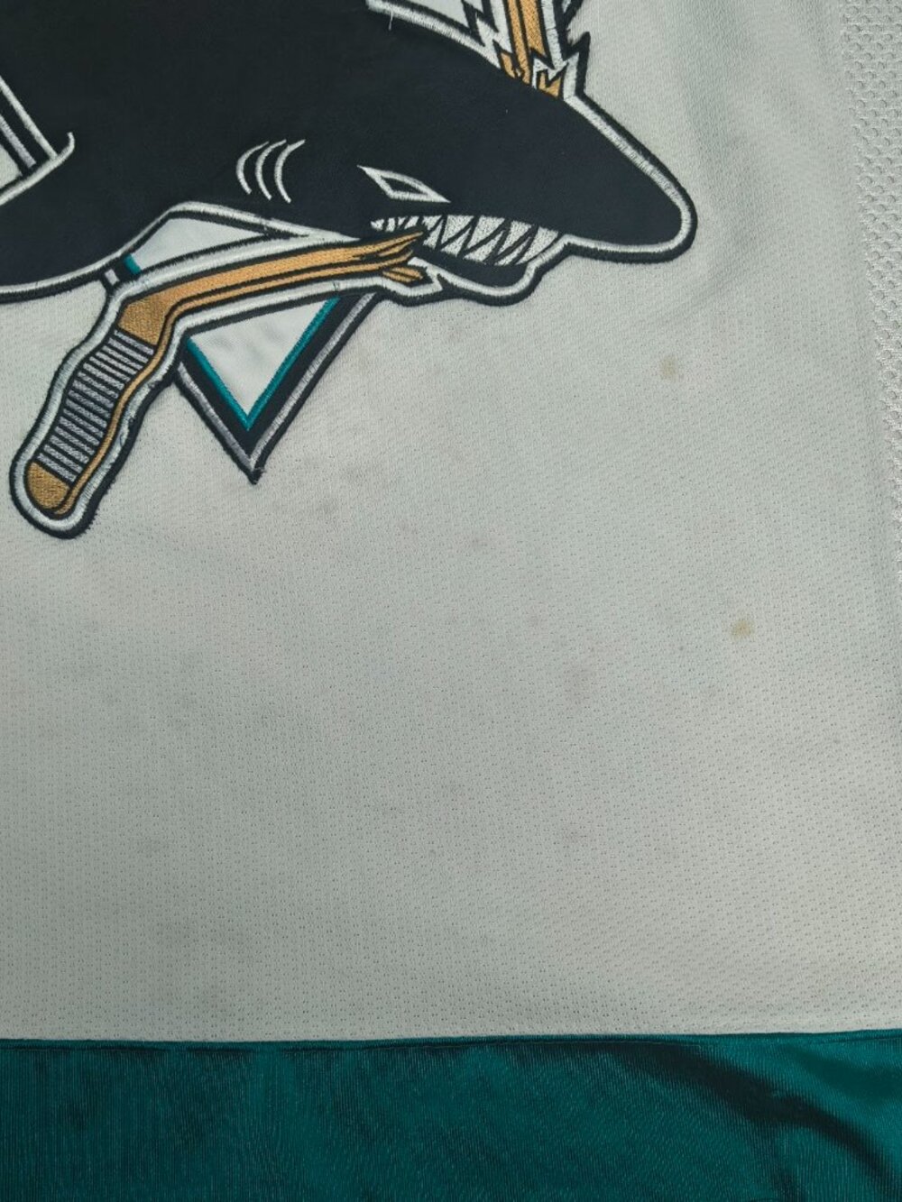 Vintage 1990's San Jose Sharks Starter Jersey NHL Size Large - Picture 3 of 10